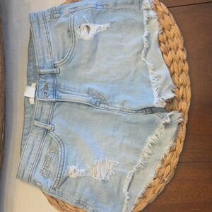 H&M Stylish Light Blue Denim Women Shorts Sz 4